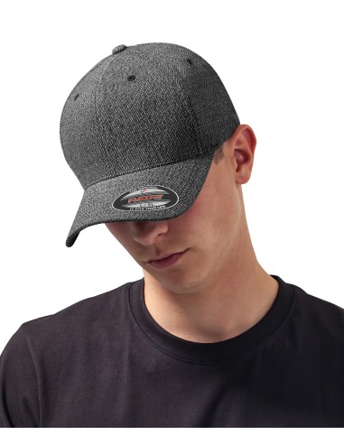 F-6277M-Flexfit Natural Melange Cap